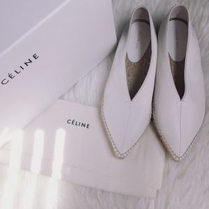 SOLD Celine Babouche Pointed Toe Espadrille Flat